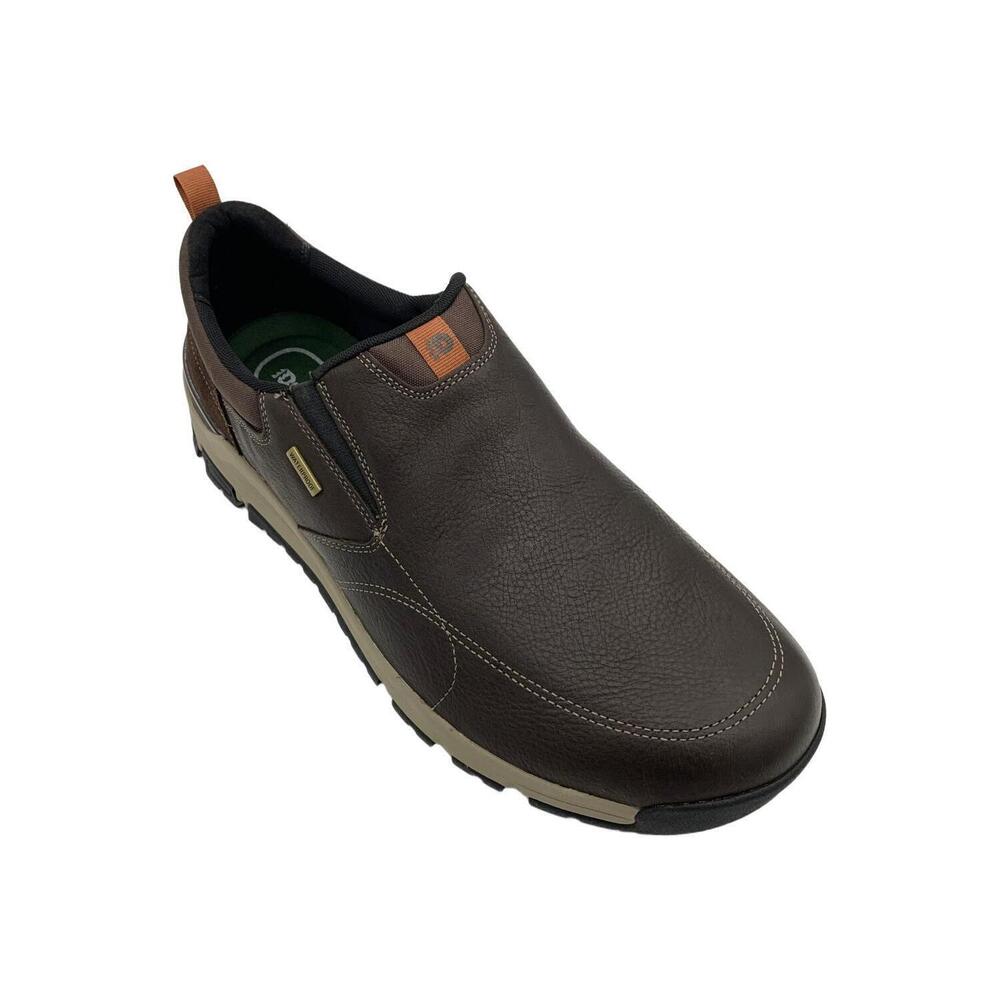 Dunham Men's Glastonbury Slip on Sneakers Brown - Extra Wide